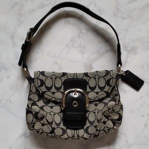 Coach 'Signature C' Black Handbag
